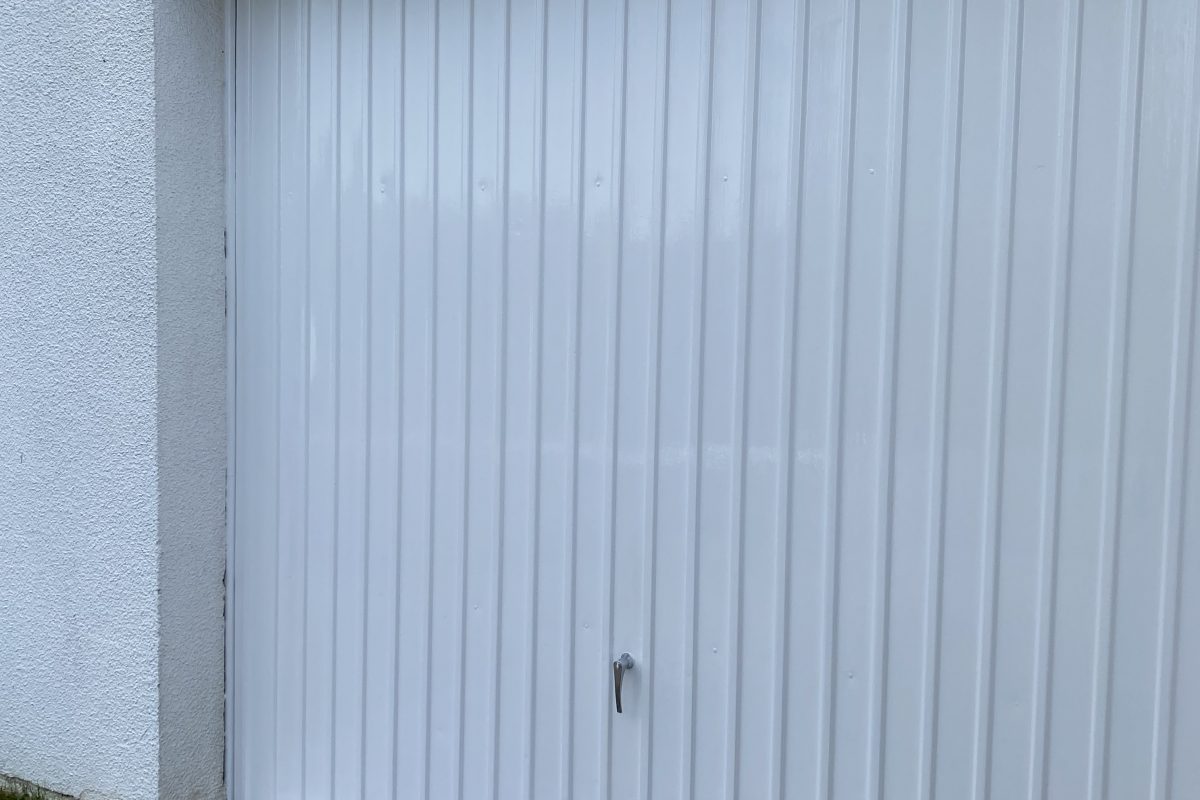 Porte Garage peinture fer
