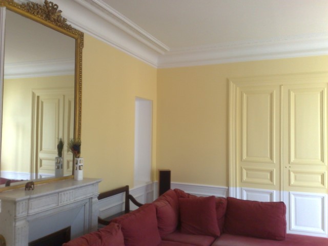 peinture décoration jaune
